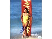 Stacy Kamano Signed 8X10 Photo Baywatch On Beach With SurfboardN