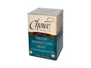 Choice Organic Teas 0848895 Organic Green Moroccan Mint Tea 16 Tea Bags