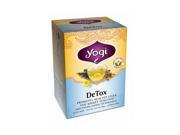 Yogi 0671628 Yogi Tea Detox Caffeine Free 16 Tea Bags 1.02 oz 29 g Case of 6 16 Bag