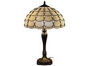 Amora Lighting Tiffany Style Cascades Table Lamp