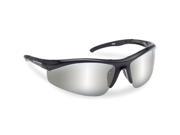 Flying Fisherman Spector Action Angler Series Polarized Sunglasses Black; Smoke Silver Mirror