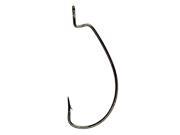 Eagle Claw L092 Lazer Sharp Wide Gap Worm Hooks 5 Pack 1 0; Black