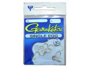 Gamakatsu Single Egg Hooks Gold 10 Pack 8