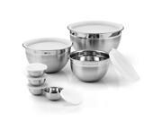 Cook N Home 14 Piece Stainless Steel Mixing Bowl Set