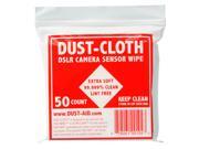 Dust Aid 50 Sensor Wipes 4x4 Dust Cloths Digital DSLR Canon Nikon Camera Sensor
