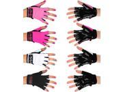 Mighty Grip Pole Dance Training and Fitness Gloves with Tack Pink Large