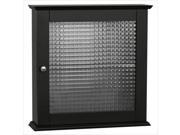 Elegant Home Fashions Chesterfield 1 Door Medicine Cabinet in Espresso