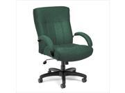 OFM Big and Tall Executive Mid Back Office Chair in Green