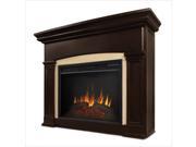 Real Flame Holbrook Electric Grand Fireplace in Dark Walnut