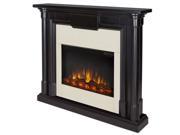 Real Flame Maxwell Indoor Slim Electric Fireplace in Black Wash