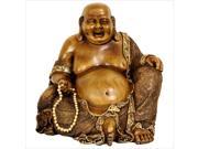 Oriental Furniture 10 Sitting Hotei Happy Buddha Statue