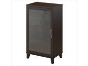 Bush Somerset Audio Cabinet or Bookcase in Mocha Cherry