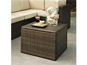 Crosley Furniture Palm Harbor Outdoor Wicker Coffee Sectional Table
