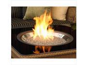 Outdoor Greatroom Company Crystal Fire Wood Burning Stainless Steel Firepit