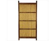 Oriental Furniture 6 x 3 Kumo Fence in Natural