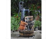 Jeco Classic Water Pump Fountain with Led Light