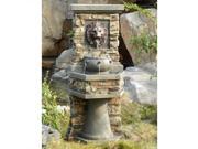 Jeco Lion Head Outdoor Indoor Water Fountain