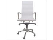Moe s Omega High Back Office Chair in White set of 2