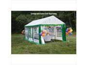 ShelterLogic 10 x20 Party Tent Enclosure Kit in Green and White