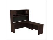 Bush Business Furniture Series C RH Corner Desk Mocha Cherry