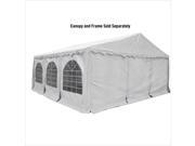 ShelterLogic 20 x20 Party Tent Enclosure Kit in White