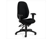 Global Malaga High Back Multi Tilter Office Chair in Black