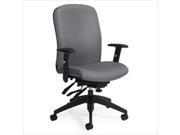 Global Truform High Back Multi Tilter Office Chair with Arms in Slate