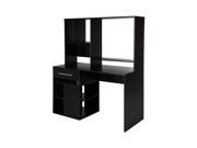 South Shore Annexe Home Office Computer Desk in Pure Black