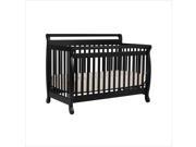 DaVinci Emily 4 in 1 Convertible Crib with Full Bed Rails in Ebony