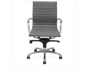 Moe s Omega Low Back Office Chair in Gray set of 2