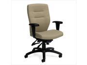 Global Synopsis Medium Back Multi Tilter Office Chair in Beach Day