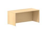 Bush BBF 300 Series 66W x 30D Shell Desk Kit in Natural Maple