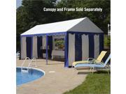ShelterLogic 10 x20 Party Tent Enclosure Kit in Blue and White