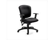 Global Supra X Medium Back Multi Tilter Office Chair in Black