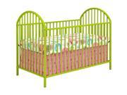 Ameriwood Cosco Prism Metal Crib in Lime Green