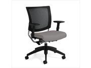 Global Graphic Medium Posture Back Office Chair in Dove