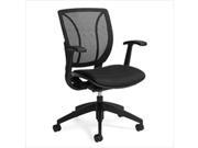 Global Roma Mesh Medium Posture Back Office Chair in Black