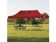 ShelterLogic 10 x20 Pro Pop Up Canopy Straight Leg with Cover in Red
