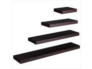 Southern Enterprises Chicago Floating Shelf 36 in Chocolate