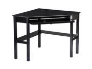 Southern Enterprises Alexander Corner Computer Desk in Painted Black