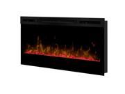 Dimplex Prism 34 Wall Mount Linear Electric Fireplace Insert in Black