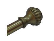 Elegant Home Fashions Pumpkin Shower Rod in Oil Rubbed Bronze