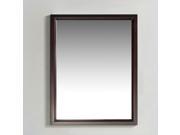 Simpli Home Urban Loft Bath Vanity Mirror in Dark Espresso Brown