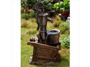 Jeco Water Pump and Pot Water Fountain with Led Light