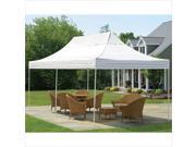 ShelterLogic 10 x20 Pro Pop Up Canopy Straight Leg with Cover in White