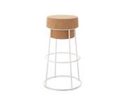 25.25 Counter Stool in White