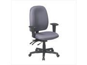 Office Star Dual Function Ergonomic Office Chair Ebony
