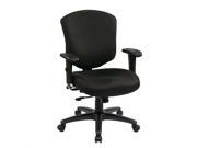 Office Star Mid Back Executive Office Chair with Ratchet Back Steel