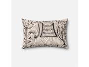 Loloi 1 1 x 1 9 Cotton Down Pillow in Ivory and Black