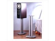 VTI UF Series Speaker Stands Pair in Grey Silver 29 Height